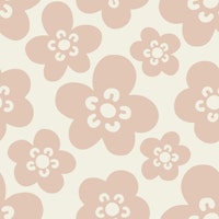 Mimi Scandi Flowers - Cream - XL tapete