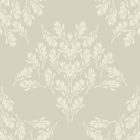 Rustic Leaf Damask medium – Neutral Gray ταπετσαρία