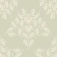 Rustic Leaf Damask medium – Neutral Gray