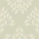Rustic leaf damask XL – neutral gray
