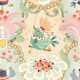 Spring circus birds