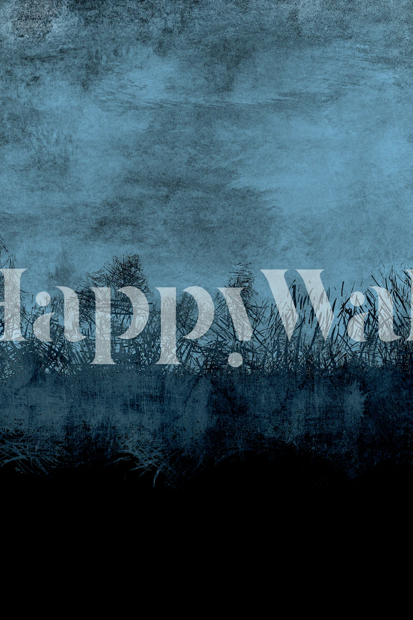 Midnight Mist-behang in een gezellige kamer