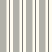 Timeless cabana stripes small - gray & white tapety