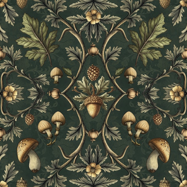 William Morris Woodland Foliage Elegance
