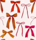 Chic Watercolor Bows Dark - XXL