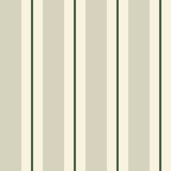 Timeless cabana stripes small – green & cream