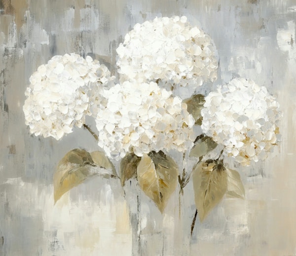 Soft White Hydrangea Hues