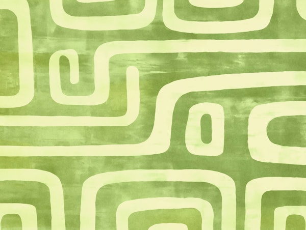 Fresh Green Maze Labyrinth Trails