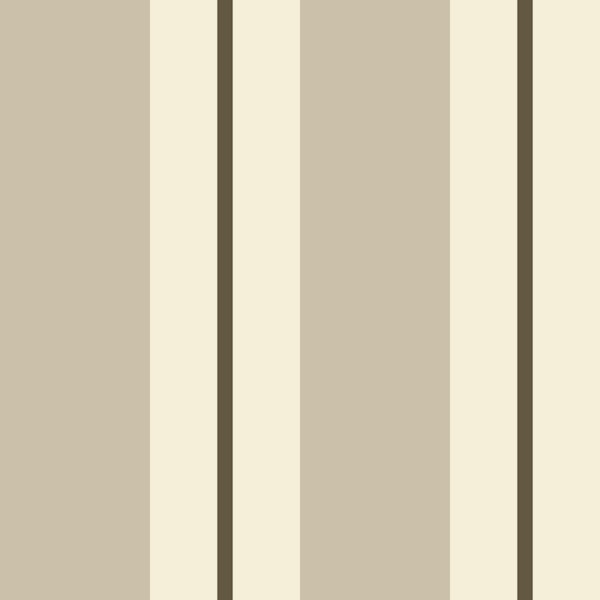 Timeless cabana stripes large - brown & cream