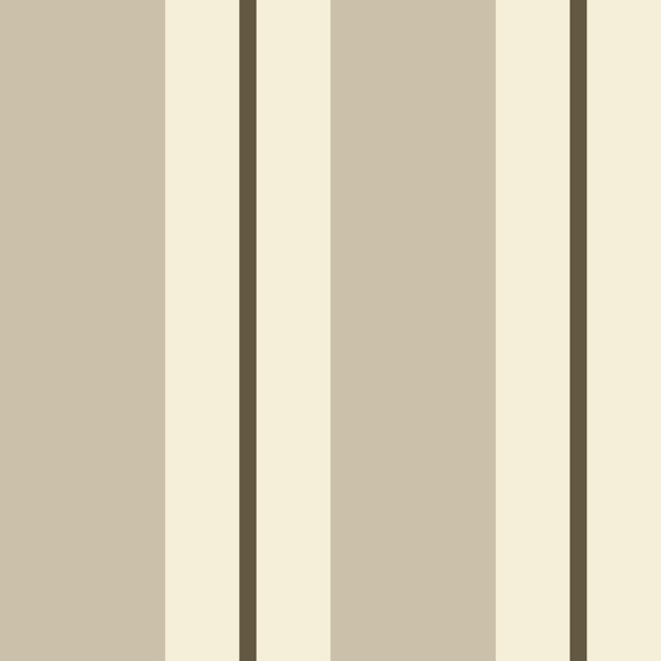 Timeless cabana stripes M – brown & cream