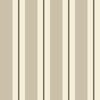 Timeless cabana stripes small - brown & cream tapety