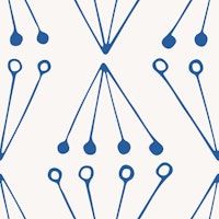 Abstract Modern Geo blue beige ταπετσαρία