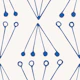 Abstract Modern Geo blue beige