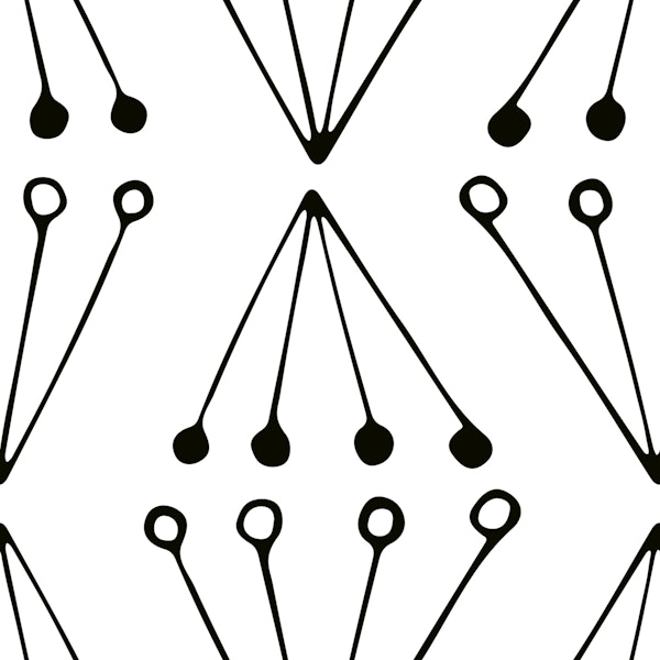 Abstract Modern Geo black white