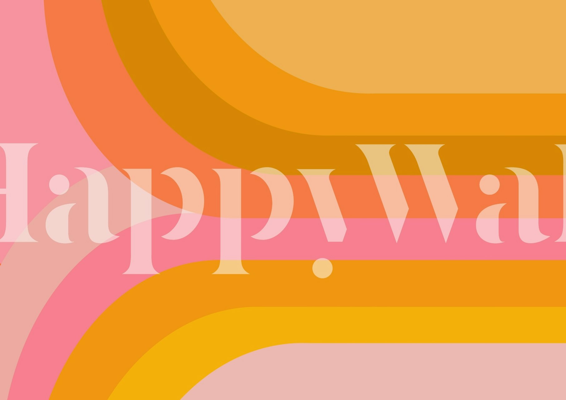 Retro Sunset Rainbows wallpaper u sobi