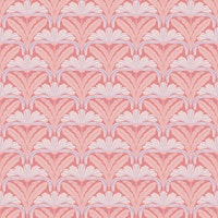 Modern Flowers - pink papiers peint