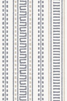Hand drawn boho stripes, grey wallpaper