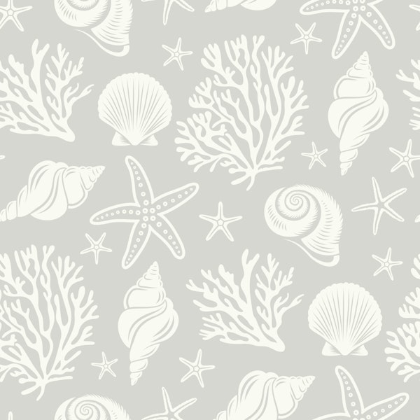 Oceanic Shells and Stars, Grey