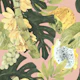 Vibrant Fruit & Palm Leaves Design