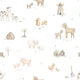 Charming Farmyard Animals on White Large