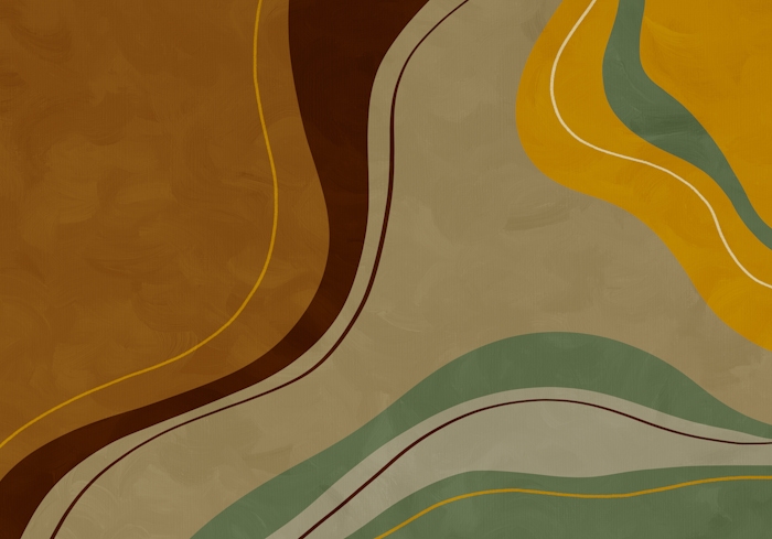 Bold Abstract Statement Sunset Wallpaper