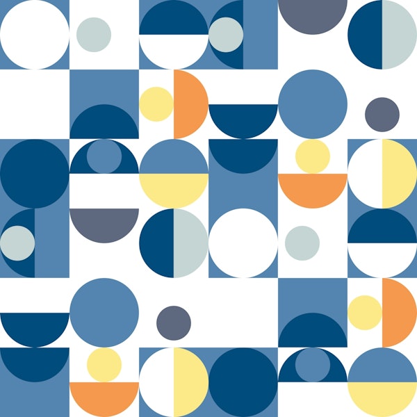 Bauhaus Mid-Century Serene Tones