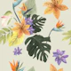 Lush Monstera & Blooms Pattern
