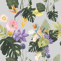 Botanical Paradise Pattern ταπετσαρία