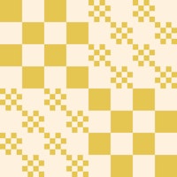 Funky grid - yellow and cream papiers peint