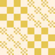 Funky grid - yellow and cream