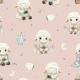 Cozy Lamb Sleepover - rose