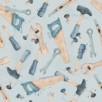 Daddy's Little Helper - blue ταπετσαρία