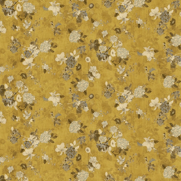 Golden Floral Elegance