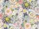 Pastel floral garden - large scale