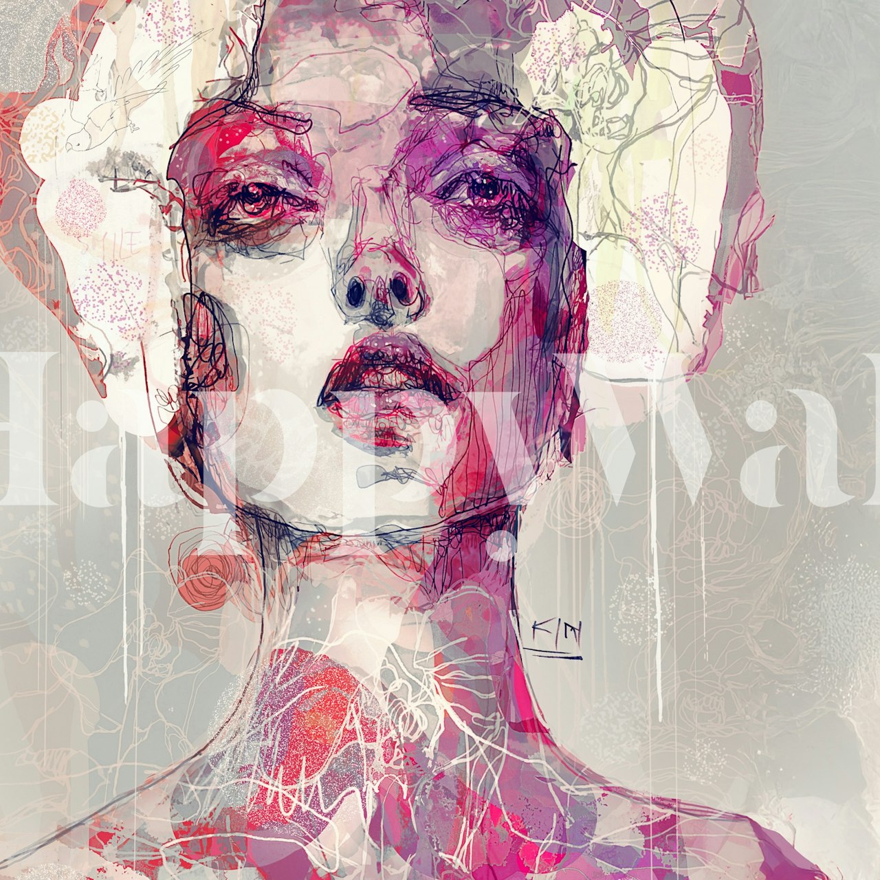 Colorful Dreamscapes ταπετσαρία σε δωμάτιο