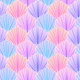 Pastel rainbow seashell scallop