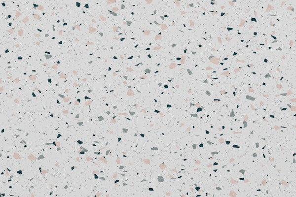 White, Teal and Pink Terrazzo