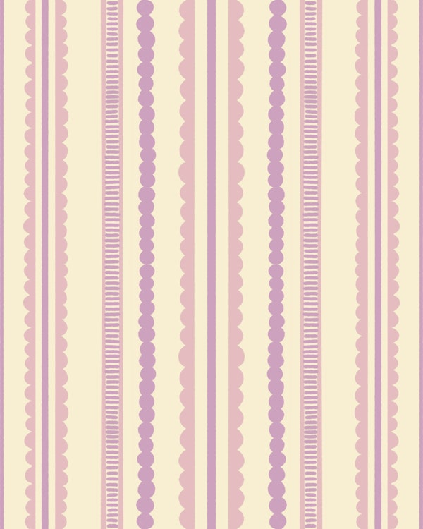 Lilac Vertical Stripes