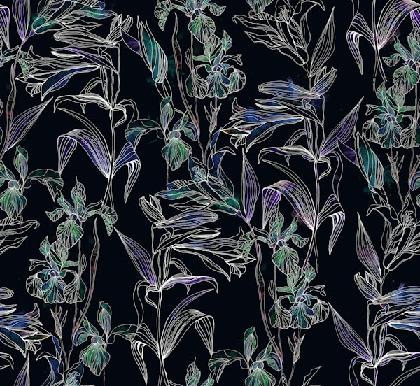 Elegant Floral Darkness