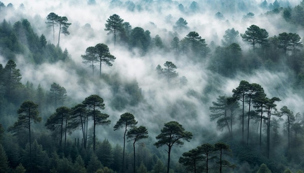 Serene Pine Forest