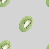 Watercolor Kiwi Fruit Pattern behang