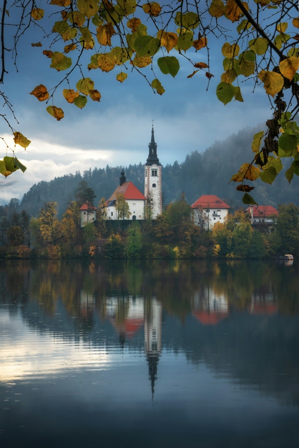 Autumn Reflections at Lake Bled, Slovenia