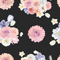 Hand-Painted Floral Magic behang