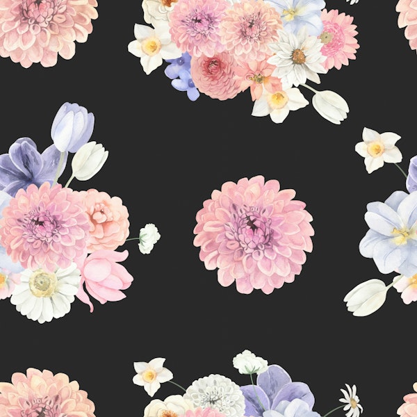 Hand-Painted Floral Magic