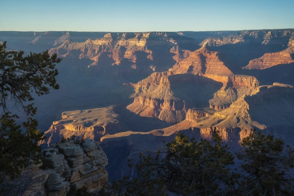 Sunlit Grand Canyon Majesty - USA