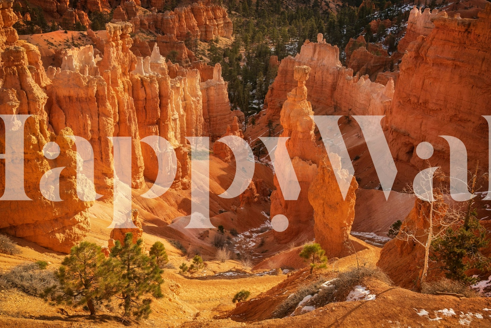 Majestic Bryce Canyon Sunrise - USA ταπετσαρία σε ένα δωμάτιο