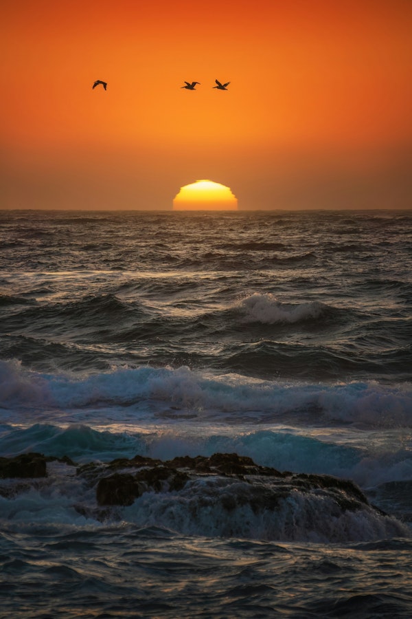 Sunset Pacific Ocean Serenity - California