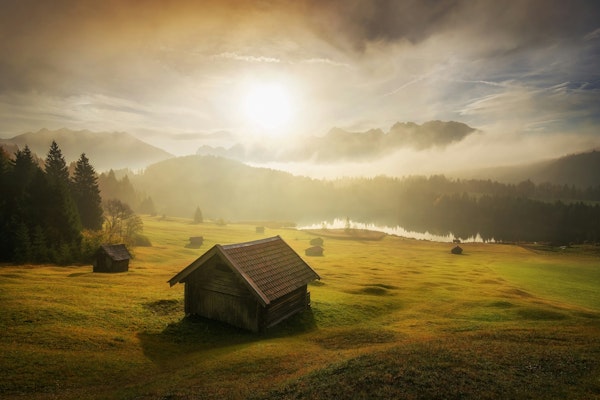 Misty Mountain Morning - Germany