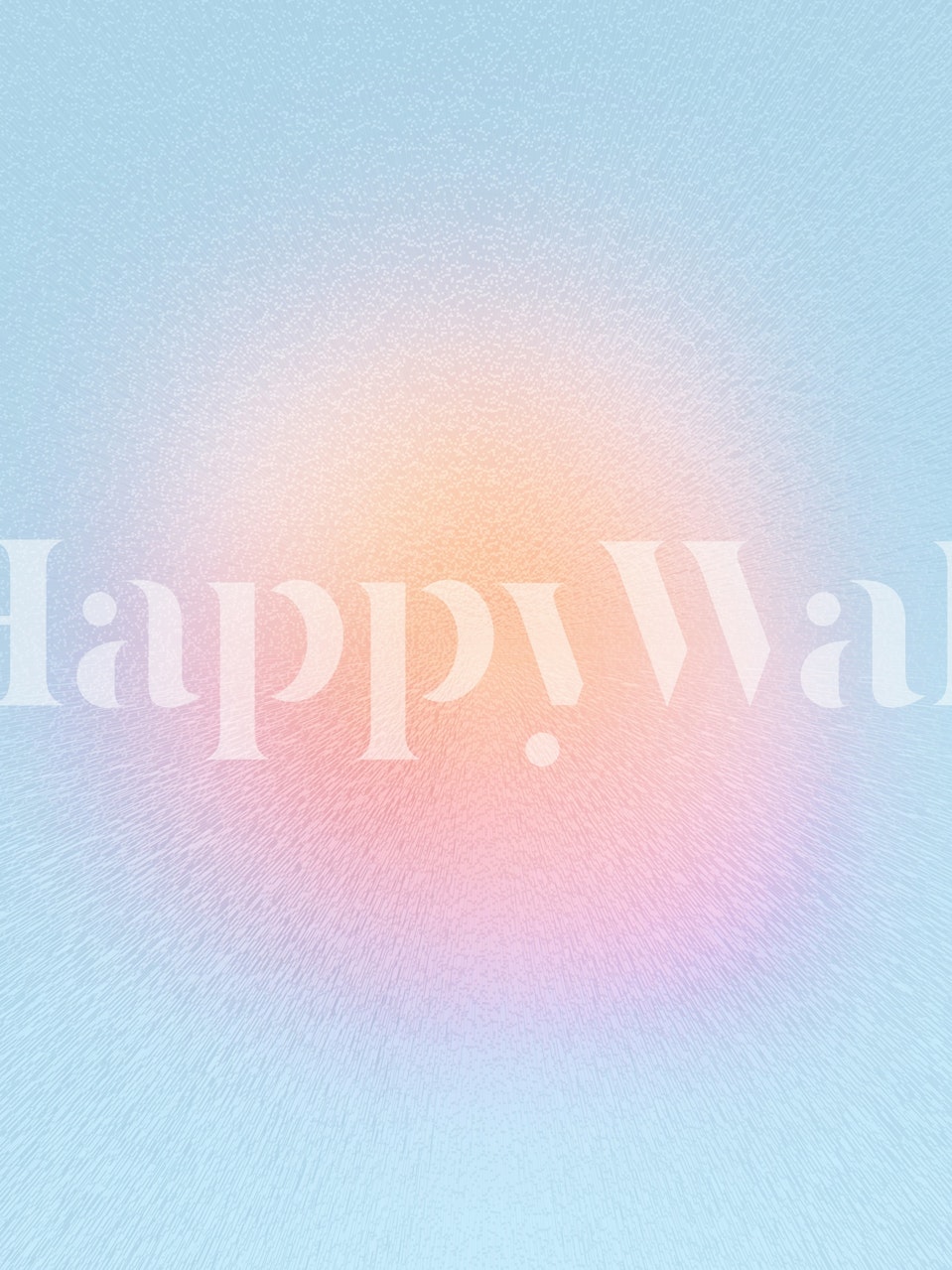 Pastel Sun Blush Glow wallpaper in a room