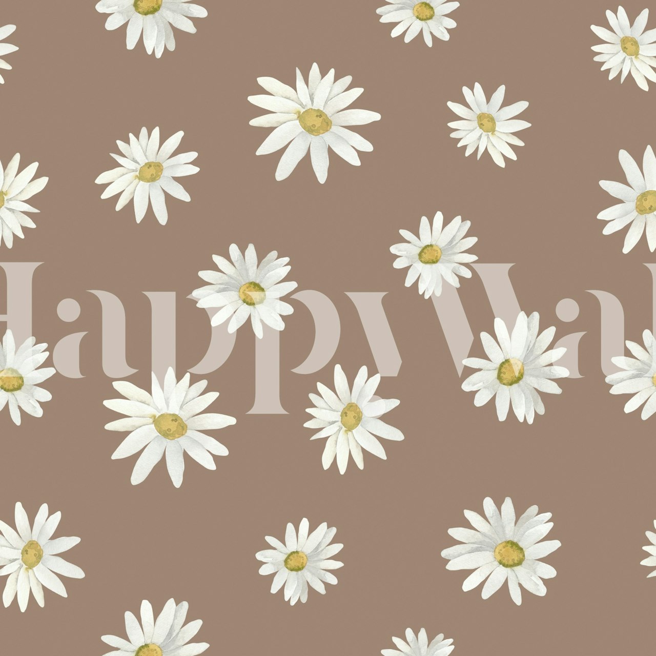 Gentle Meadow Florals wallpaper in a room